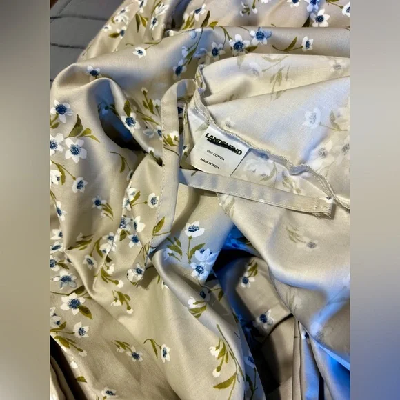 NWOT! Lands End Duvet cover-King - Picture 5 of 6